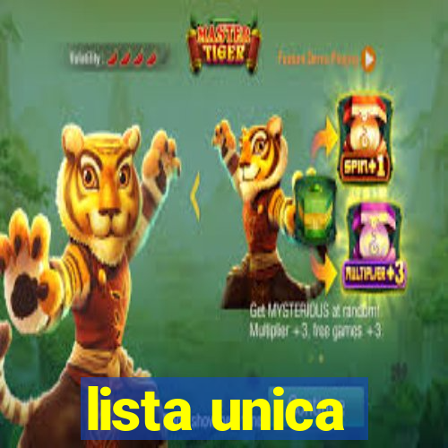 lista unica